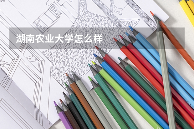湖南农业大学怎么样