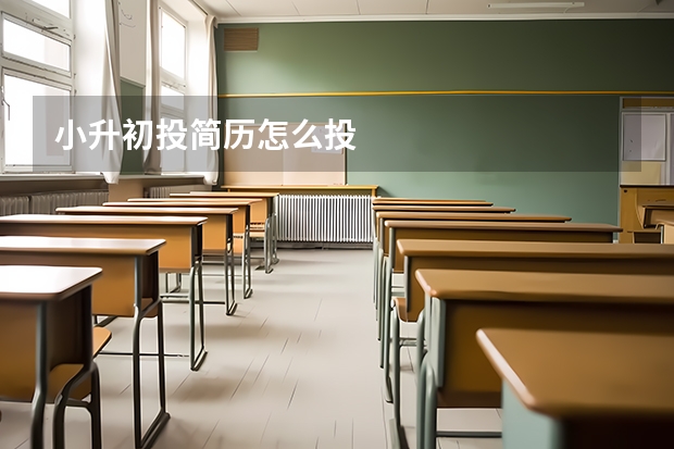 小升初投简历怎么投
