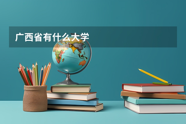 广西省有什么大学
