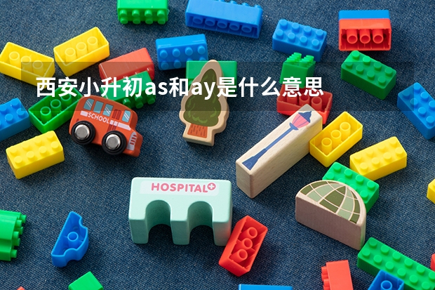 西安小升初as和ay是什么意思