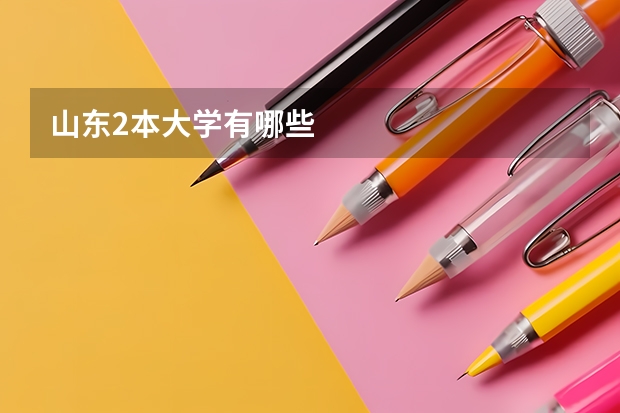山东2本大学有哪些