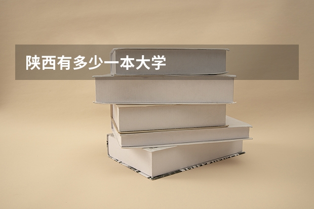 陕西有多少一本大学