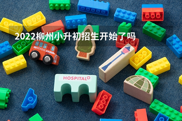 2022柳州小升初招生开始了吗
