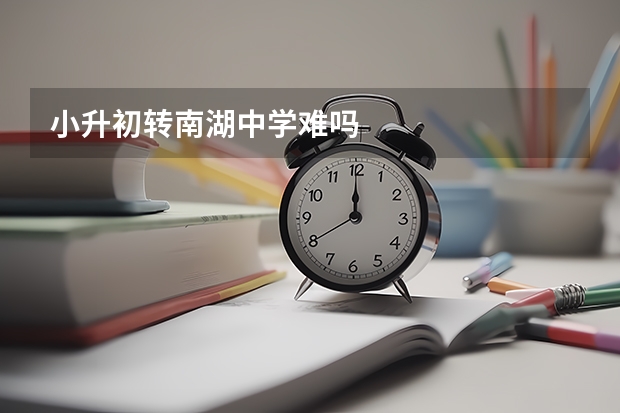 小升初转南湖中学难吗