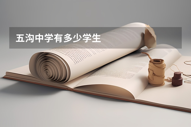 五沟中学有多少学生