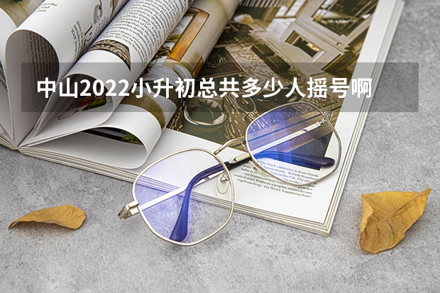 中山2022小升初总共多少人摇号啊