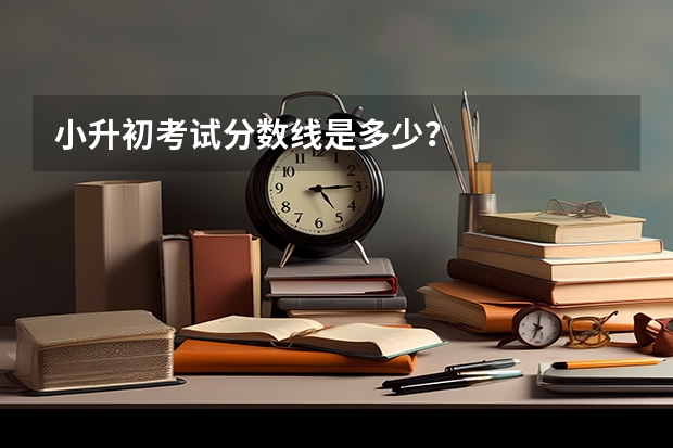 小升初考试分数线是多少？