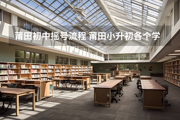 莆田初中摇号流程 莆田小升初各个学校分数线