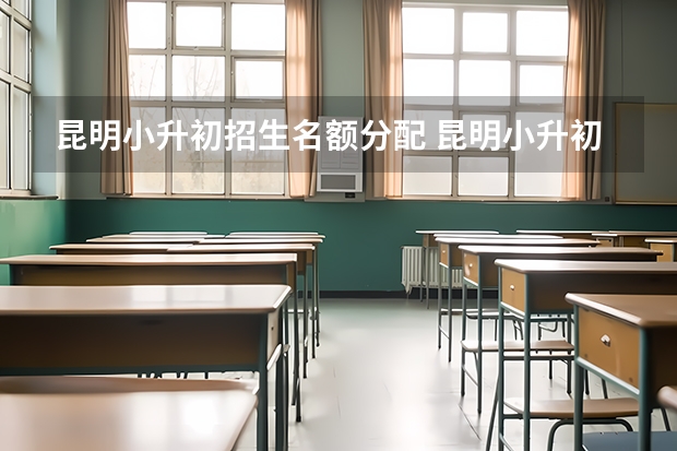 昆明小升初招生名额分配 昆明小升初划片对口分配结果何时出
