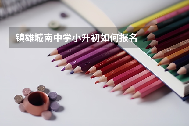 镇雄城南中学小升初如何报名