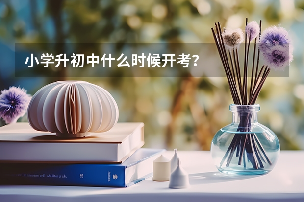 小学升初中什么时候开考？