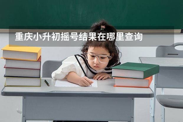 重庆小升初摇号结果在哪里查询
