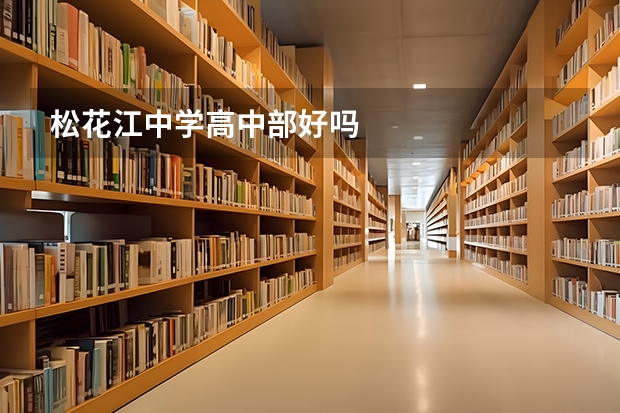 松花江中学高中部好吗