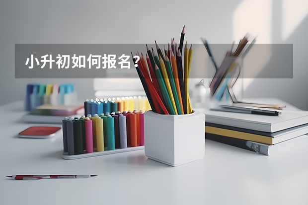 小升初如何报名？