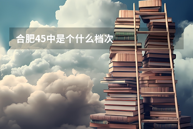 合肥45中是个什么档次