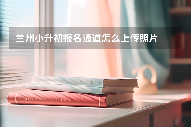 兰州小升初报名通道怎么上传照片