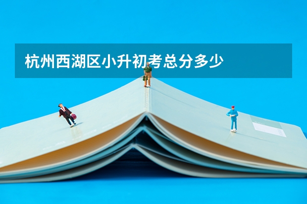 杭州西湖区小升初考总分多少
