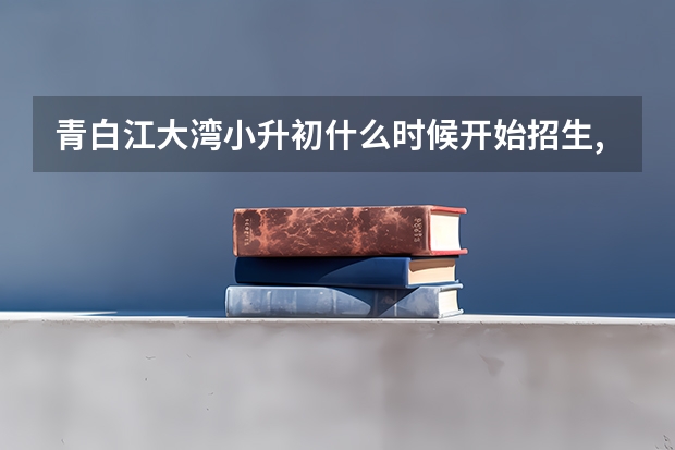 青白江大湾小升初什么时候开始招生,招生条件,多少分能上初中