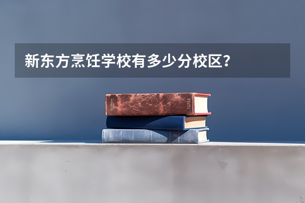 新东方烹饪学校有多少分校区？