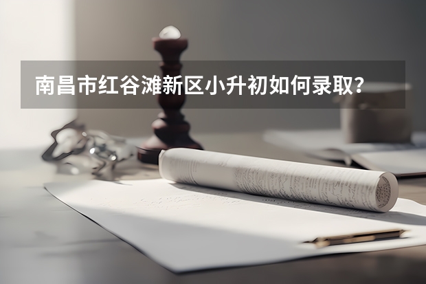南昌市红谷滩新区小升初如何录取？