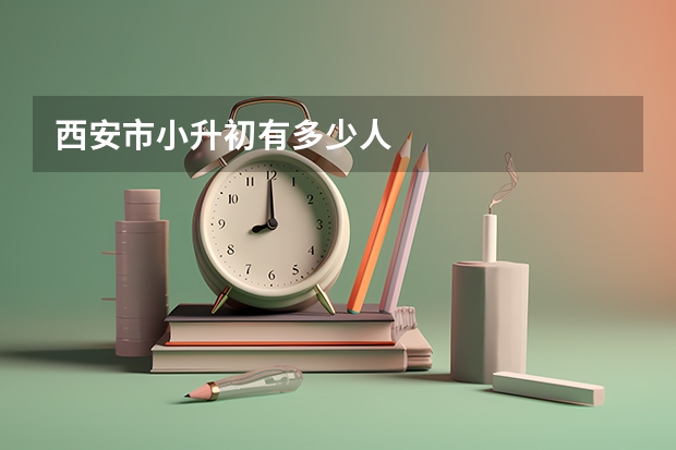 西安市小升初有多少人