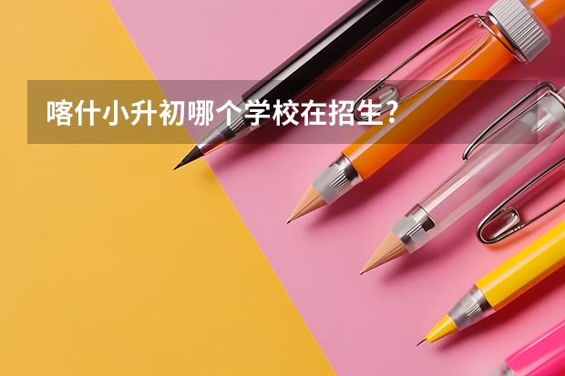 喀什小升初哪个学校在招生?