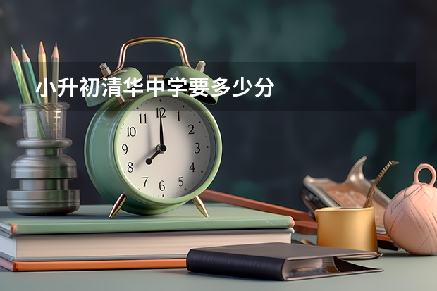 小升初清华中学要多少分
