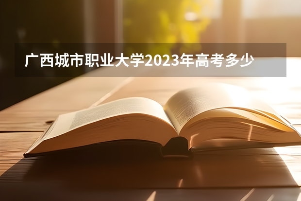 广西城市职业大学2023年高考多少分可以录取 广西城市职业大学口碑怎么样